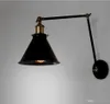 LOFT Verstelbare Swing Arm Wall Sconces Vintage LED Wandlichten Industrial Edison Lights Armatuur voor Restaurant Bar Koffie Room Vanity Lights