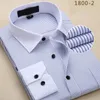 Camicia da uomo intera Camicia a righe da uomo di marca Business Casual manica lunga colletto rovesciato camicia da uomo a righe camicia da uomo vestiti IF201256w