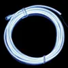 Сценическая флуоресцентная одежда Реквизит EL Wire Белый цвет 5 мм в течение 10 м Светящийся EL Cool Wire с длительным сроком службы 10 м