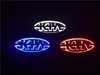 تصميم السيارة 11 سم 6 سم 6 سم 5D الشارة الخلفية الشارة الشعار LED LED LED LED LID LID LID LID لـ KIA K5 Sorento Soul Forte Cerato Sportage RIO182U