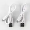 eGo Micro USB Vape Pen Chargeur Câbles Blancs E Cig Vaporisateur eCigarette pour 510 Fil Passthrough eVod UGO T V Batterie