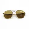Оптово-модные бренды США полет АО 8054 Солнцезащитные очки металлические рамки стеклянные линзы мужчины женщин солнцезащитные очки Пакистан специальные