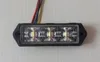 Bright Dual Color 6leds * 3W Auto Strobe Waarschuwingslicht, vrachtwagen Noodverlichting, Lightheads, Politielampje, Waterdicht