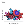 10PCS Birds and Flower Patches for Clothing Bags Iron on Transfer Applique Patch for Jeans DIY Sew on Embroidery Patch