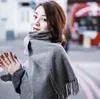 1PCS autumn winter high quality woman wool spinning scarf ladies pure color purl keep warm scarf 200*65cm 14colors free shipping