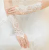 Bridal Gloves Fingerless Ivory Lace Glove Bridal Accessories Beaded Wedding Gloves White Lace bride gloves fashion wedding accesso279T