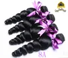 9A Braziliaanse Maleisische Peruaanse Indische Maagd Haarbundels 12-30 Inch Losse Golf Menselijk Haar Weave Braziliaanse Losse Wave Haar Weefs Extensions