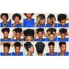 Short High Ponytail Human Hair Unprocessed Brazilian Virgin Hair Kinky Curly Ponytail Extensions 120g Afro puff ponytail for black women