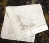 Home Textile 12PCS/Lot Elegant French styling white linen Table Napkin18"x18"Wedding decoration Best Quality makes any guest feel welcome