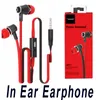 Langsdom jm21 i öronlurar Färgrika headset HiFi Earbuds Bass hörlurar för Samsung ZTE mobiltelefon med detaljhandel paket
