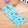 Hot Koop Creative Child Puzzle Heerser Cute Cartoon DIY Painting Ruler Multi Function Children Toy IA967