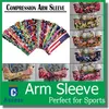 2017 Hot Selling DHL Mens Combat Elite Basketball Arm Sleeves Svart Fri frakt av DHL