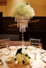 H70cm Crystal Pendant ljuskrona 3-tier mousserande akryl pärlstavig ring bröllop mittpiece händelse fest dekoration