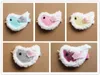 20st/Lot Autumn Winter Christmas Birds Hair Barrettes Kids Hair Accessories Lovely Pink Girl Hair Clips Cartoon Design