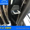 QCBXYYXH 4Pcs/lot ABS Car Door Lock Protective Covers For BMW 1/2/3/4/5/7 Series X1/X3/X4/X5/X6 2004-2018 Car Styling Door Cover