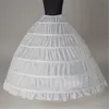 Bütün 6 Hoops Balo Govow Beyaz Gelin Petticoat Kemik Full Crinoline Tül Uzun Kabarık Düğün Petticoat Ucuz Basit Basit 3192165