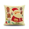 Federe per Babbo Natale Federa per regalo di Natale in stile euro-americano Decorazione natalizia Federa per cuscino per divano Federa per camera da letto per bambini