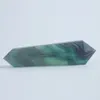 HJT HELA SÄLJ NEW CRYSTAL POINT Natural Fluorite Point Quartz Reiki Healing Crystal Cure Chakra Stone Wands for Selling5439965