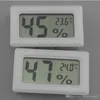 Mini digitale LCD Termidità interno Humidità Termometro Le temperature igromesse misurano igrometri Acquario Termometri alimentati DHL 100