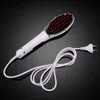 Raktar hår rätare LCD -elektriska hårstrånare kameran Hot Iron Brush Auto Fast Hair Massager Tool Hairs Straightener