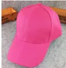 Baseball snapback blank cap justerbar förtjockning ren färg klassisk fungerande reklam kvinna ny bomull sommar sol män damer monterad hatt