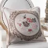 Vendite calde Fodera per cuscino di lusso Federa Tessili per la casa Forniture Cuscino lombare Cuscini decorativi classici europei per sedia