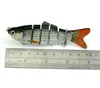 3D artificiais peixes de água salgada isca de pesca 11cm 18g 6 articulados Big Bass isca 6 # engate de pesca