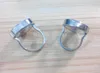 Ny ankomst 316L rostfritt stål skruvning öppen glas locket ring sz # 5- # 12