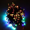 22m 200 LED Solar String Fairy Lights Wodoodporna moc Słoneczna 8 Tryby 7M 12M Światła słoneczne na Boże Narodzenie Halloween Garden Decoration