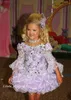 Commercio all'ingrosso Eden Wood Lavender Girl's Pageant Dress Vintage Party Cupcake Flower Girl Pretty Dress For Kid