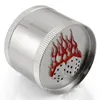 Gratis frakt Skräddarsy Zink Alloy Metal Grinder, Spice Miller Pollen Catcher Dia54 * 33mm till salu