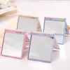 Mini Makeup Mirror Partihandel Sydkoreas nya märkliga söta dressing Små spegelpalmspegel