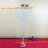 Centro de mesa de araña colgante de cristal para decoración de soporte de flores de mesa de fiesta de boda