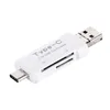 3 in 1 USB 3.1 Tipo C Micro USB OTG Lettore di schede USB Micro SDHC SD TF Tipo-C Lettore di schede per Samsung Note7 S7 iPhone7 Macbook Notebook