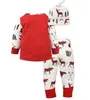 Bébé Vêtements Ensembles Citrouille Noël Halloween Tenues Enfants Cerf Imprimer Costumes Xmas Ins Barboteuse Pantalon Chapeaux Coton Combinaison Casquettes Pantalon B2841