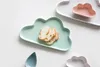 3.8 inch Raindrop Shaped Sauce Dishes Small Ceramic Dipping Bowl Plates for Home Kitchen Restaurant Bar