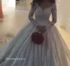 Favoloso bellissimo abito da sposa in pizzo bianco a trapezio arabo vintage principessa maniche lunghe abito da sposa stile country su misura taglie forti