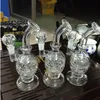 새로운 물 봉인 터빈 사이클론 percolater 구형 하단 dab bongs 무료 배송 최고의 물 파이프 방적