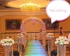 Décoration de mariage en cristal acrylique support en métal pièce maîtresse étagère à fleurs cadre de plomb de route H100cm (ne comprend pas la fleur et la lumière)