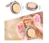 Crystal compact mirror Free Logo Print Engraved Cosmetic Magnifying Make Up Wedding Gift for Guests D