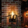 American Retro Industrial Decoration Antika vägglampor Loft Glass Vasform Vintage Lantern Kerogen Corridor Warehouse Balcony Wall Lamp Candle Lights3398686