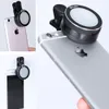 Luxury Tolifo Metal Ring LED Selfie Flash Lightsクランプクリップ6 LED調節可能な明るさの充填懐中電灯iPhone SamsungソニーHTCカメラ