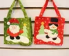 Christmas Snowman Santa Claus Candy Gift bag Treat Bags Kids Present Wrap favors Bag party Holiday decor red Gift Wrap festive supplies