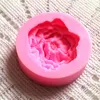 Gros-Silicone 3D Rose Fleur Fondant Moule Gâteau Décoration Savon Chocolat Artisanat Moules Livraison Gratuite