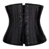 Wholex 26 Spiral Steel Boned Women Midje Trainer Cincher Shapewear Underbust Corsets and Bustiers Sexig underkläder topp plus size4306215