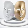 Korea 3 In 1 Goud 7 kleur lichten led gezichtsmasker persoonlijk gebruik pdt led masker thuisgebruik CE-goedkeuring DHL Gratis Verzending