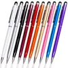 Caneta esferográfica multicor universal 2 em 1 capacitiva touch screen para iPad iPhone Android Phone