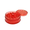 3 Layers Portable And durable Plastic Leaf Herbal Herb Tobacco Grinder Smoke Spice Crusher Hand Mill Muller