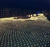 6W LED Net Lamp Christmas Fairy lights Lampes de poche 1.5x1.5m / 3mx2m / 6mx4m Meshwork LED String Strings Light lighting CE RoHs MYY