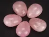 20pcslot Unsiled Natural Rose Quartz Yoni Egg Jade ovo Pelvic Exercício de aperto vaginal esfera 3 tamanhos7316038